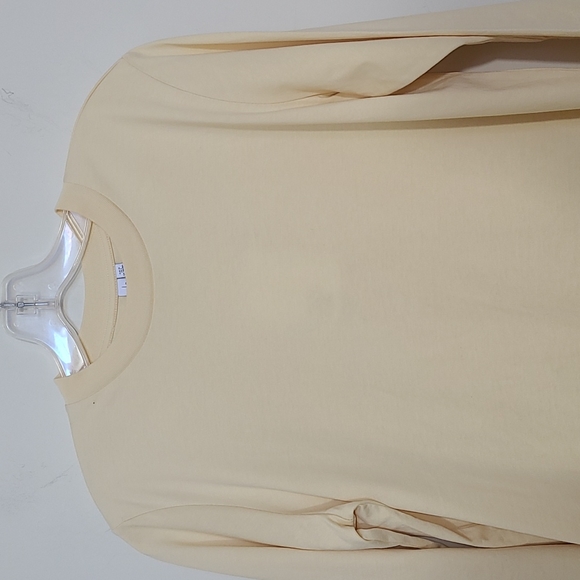 & Other Stories Yellow Long Sleeves Tee  Sweatshirt Size 6 - Picture 2 of 7